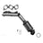 Eastern Convertors 41268 Catalytic Converter with Integrated Exhaust Manifold - Front Left