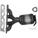 Eastern Convertors 50501 Catalytic Converter with Integrated Exhaust Manifold - Front