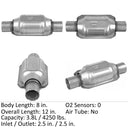 Eastern Convertors 70249 Catalytic Converter - Center or Rear
