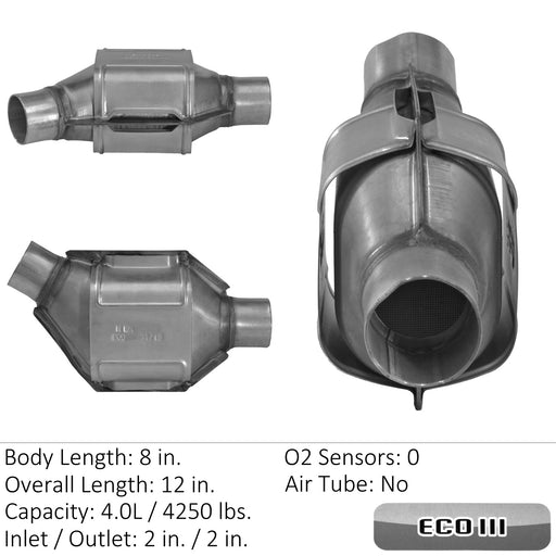 Eastern Convertors 93424 Catalytic Converter - Front, Front Left, Front Right or Rear