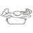 Elring 122.476 Engine Crankcase Half Gasket - Front