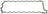 Elring 137.771 Engine Oil Pan Gasket - Upper