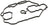 Elring 308.210 Engine Valve Cover Gasket - Upper