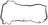 Elring 428.470 Engine Valve Cover Gasket - Outer