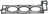 Elring 497.430 Engine Cylinder Head Gasket - Right