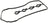 Elring 547.460 Engine Valve Cover Gasket