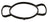 Elring 966.530 Engine Crankcase Half Gasket - Front