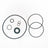 Edelmann 8755 Power Steering Pump Seal Kit