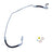 Edelmann 92464 Power Steering Pressure Line Hose Assembly