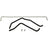 Edelmann 92710 Power Steering Return Line Hose Assembly - Cooler Tube