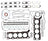 Hotbray JLM20935X Engine Cylinder Head Gasket Set