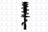 FCS 1333817L Suspension Strut and Coil Spring Assembly - Front Left