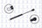 FCS 84050 Trunk Lid Lift Support - Rear