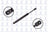 FCS 84067 Hood Lift Support - Front