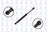 FCS 84078 Trunk Lid Lift Support - Rear