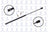 FCS 84638 Hatch Lift Support