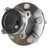FAG 101830 Wheel Bearing and Hub Assembly - Rear