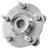 FAG 102030 Wheel Bearing and Hub Assembly - Front