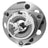 FAG 102059 Wheel Bearing and Hub Assembly - Front