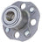 FAG 102479 Wheel Bearing and Hub Assembly - Rear