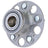 FAG 102491 Wheel Bearing and Hub Assembly - Rear