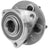 FAG 103325 Wheel Bearing and Hub Assembly - Front