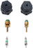 Four Seasons 26009 A/C System Valve Core and Cap Kit