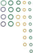 Four Seasons 26033 A/C System O-Ring and Gasket Kit