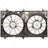 Four Seasons 75358 Dual Radiator and Condenser Fan Assembly