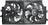 Four Seasons 75512 Dual Radiator and Condenser Fan Assembly