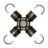GMB 210-3008 Universal Joint - Rear Shaft Two Center Joints