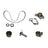 GMB 3470-0257 Engine Timing Belt Kit with Water Pump