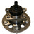 GMB 770-0009 Wheel Bearing and Hub Assembly - Rear