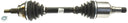 GKN Loebro 305553 CV Axle Assembly - Front Left