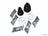 GKN Loebro 305637 CV Joint Boot Kit - Front