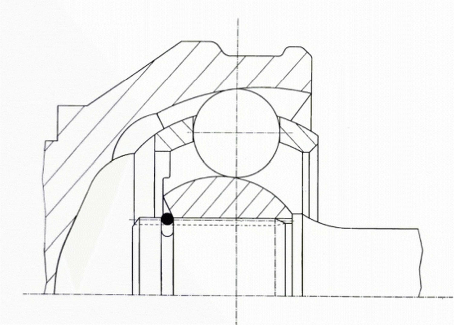 GKN Loebro 306275 CV Joint Kit - Front Right Outer