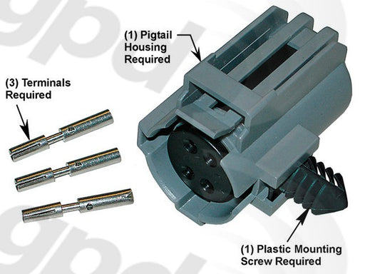 Global Parts 1711515 A/C Pressure Transducer Connector