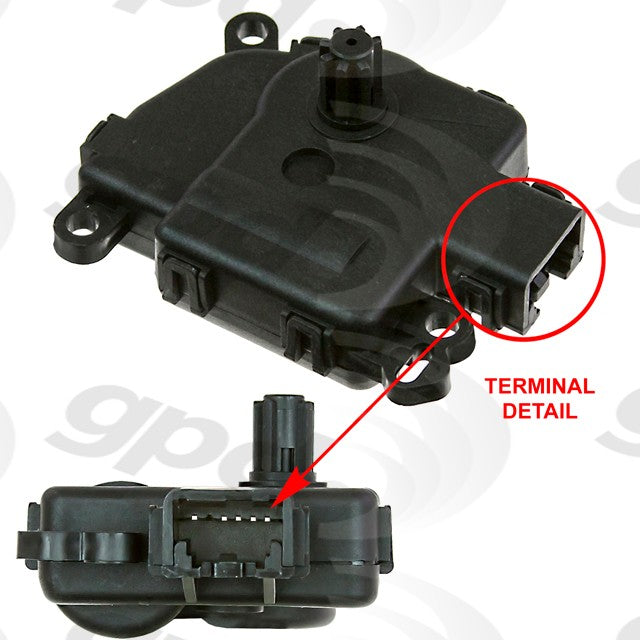 Global Parts 1712294 HVAC Recirculation Door Actuator