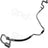 Global Parts 4814021 A/C Refrigerant Suction Hose