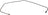 Genuine 17112229053 Engine Coolant Reservoir Hose