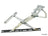 Genuine 2087200446 Window Regulator - Front Right