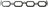 Genuine LR011585 Engine Intake Manifold Gasket - Right