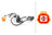 Hella 230040841 ABS Wheel Speed Sensor - Rear Left