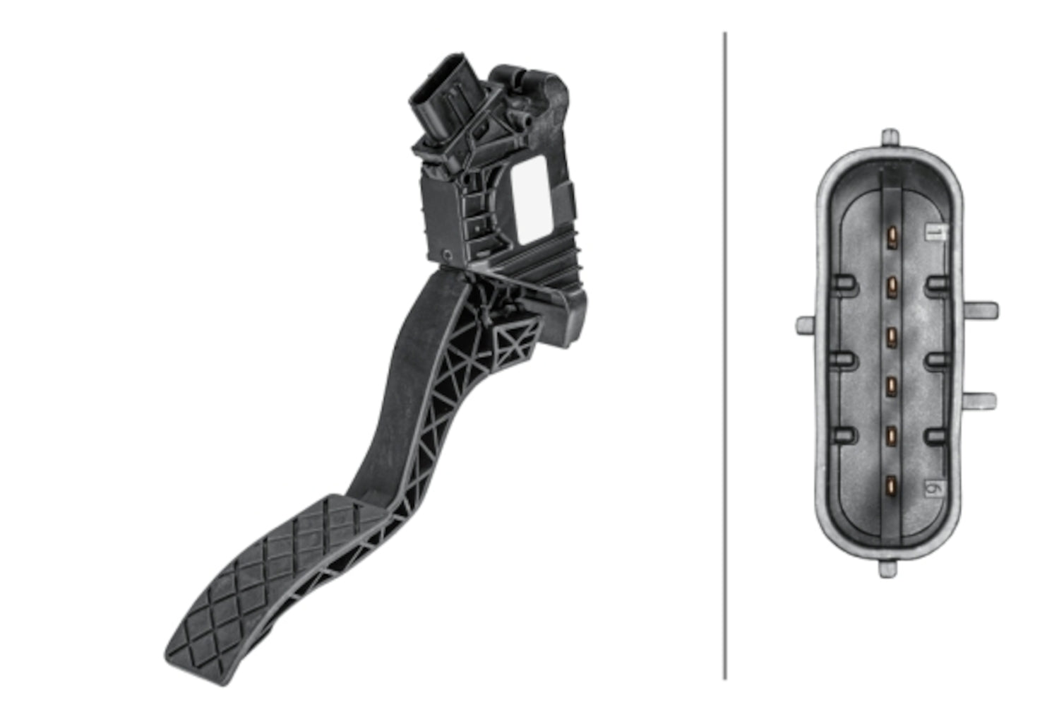 Hella 358156271 Accelerator Pedal Sensor