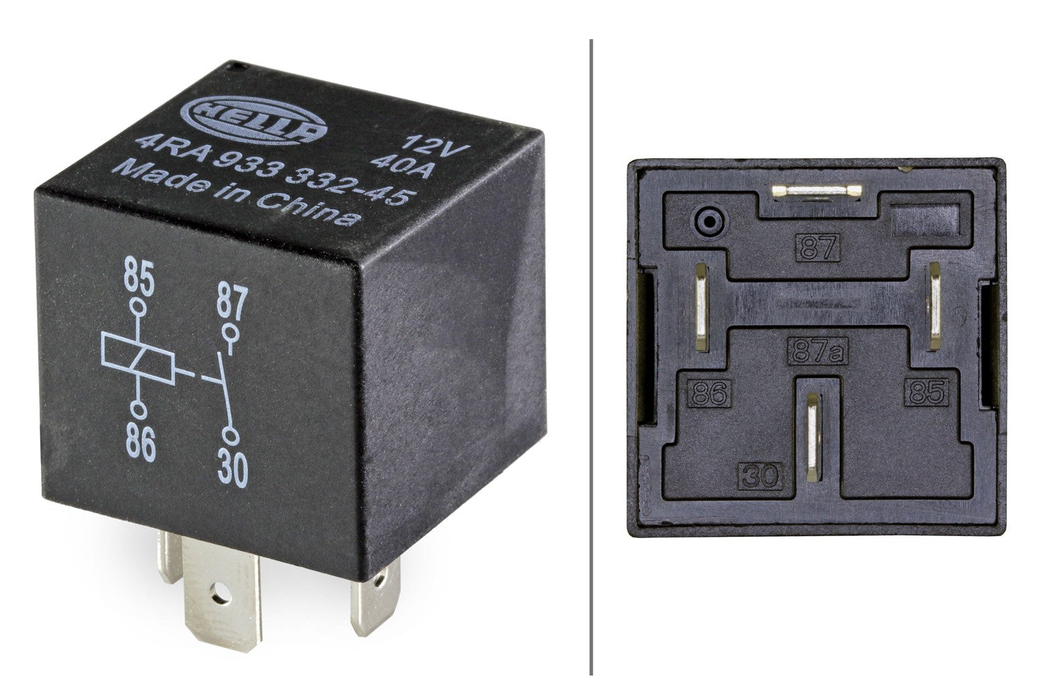 Hella 933332451 A/C Condenser Fan Motor Relay