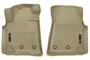 Husky WeatherBeater Floor Mats for LX570/Land Cruiser [Covers Front Row, Tan] | 13093