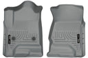 Husky WeatherBeater Floor Mats for Cadillac/Chevrolet/GMC [Covers Front Row, Gray] | 18232