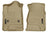 Husky WeatherBeater Floor Mats for Cadillac/Chevrolet/GMC [Covers Front Row, Tan] | 18233