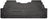 Husky WeatherBeater Floor Mats for Buick/Chevrolet/GMC/Saturn [Covers Rear (2nd) Row, Black] | 19171