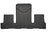 Husky WeatherBeater Floor Mats for Buick/Chevrolet/GMC/Saturn [Covers Rear (3rd) Row, Black] | 19221